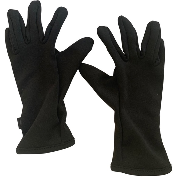 REI Kids Glove Liners Lightweight Stretch Black - Picture 4 of 9